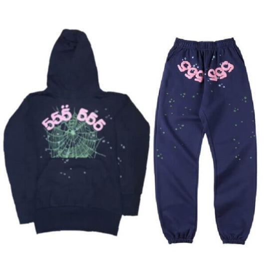 Sp5der 555555 Tracksuit Blue