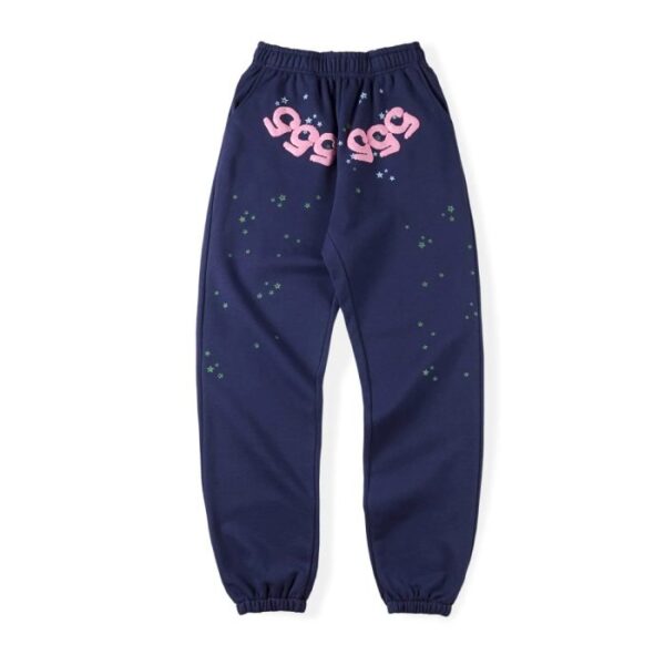 Sp5der Blue 555555 Sweatpants