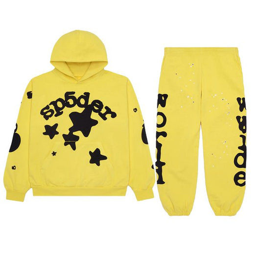 Sp5der Beluga Tracksuit in Gold