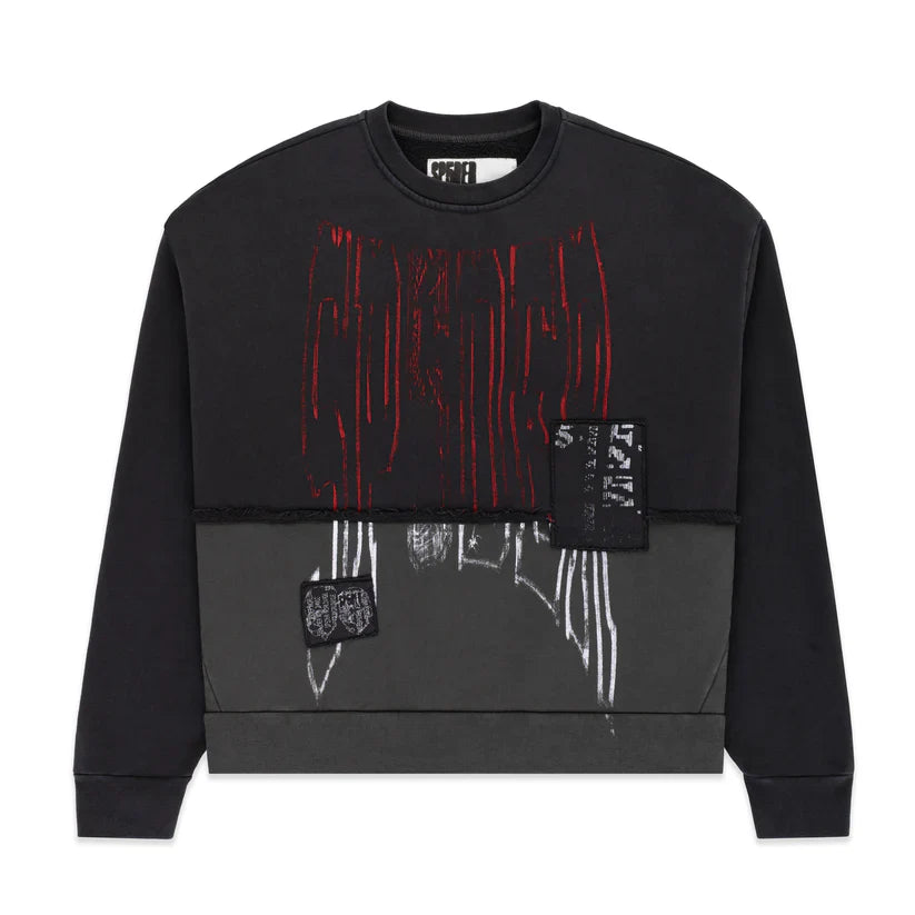 Sp5der Diffused Collegiate Crewneck Shirt