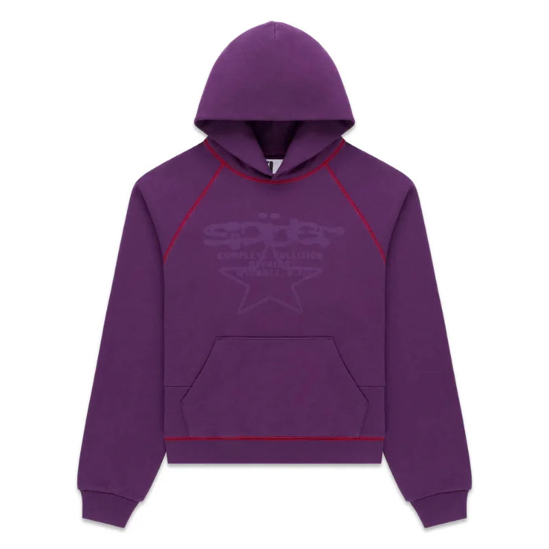 Spider Purple Collision Hoodie