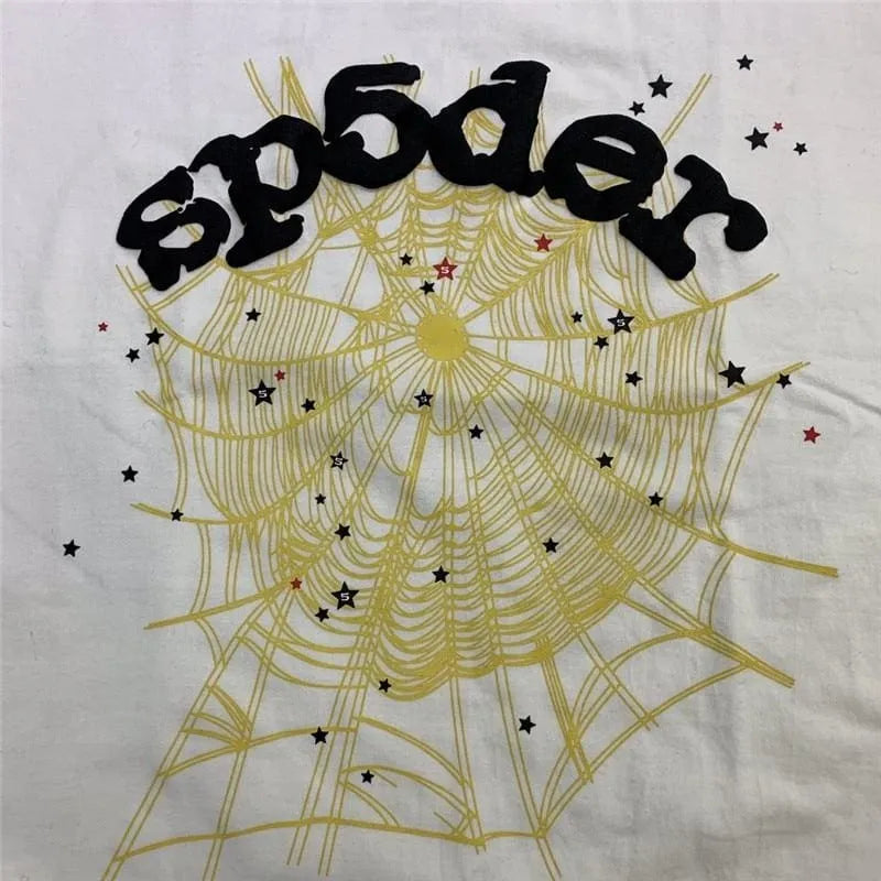 Sp5der 555555 Angel Number White T-Shirt