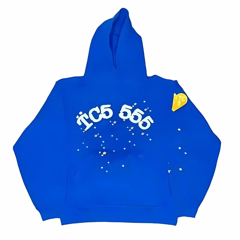 TC5 Sp5der Hoodie Blue