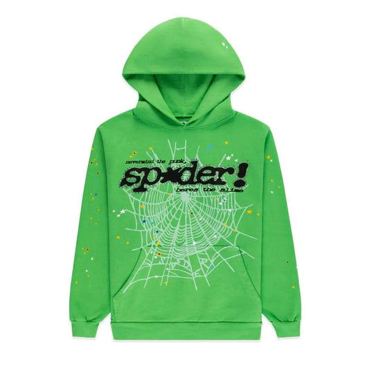 Punk V2 Rhinestone Sp5der Hoodie