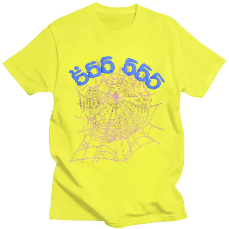 Sp5der 555555 Angel Number Shirt Yellow