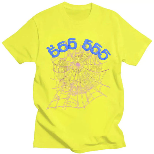 Sp5der 555555 Angel Number Shirt Yellow
