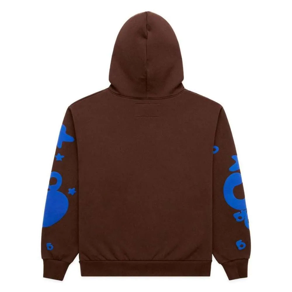 Sp5der Beluga Hoodie Brown