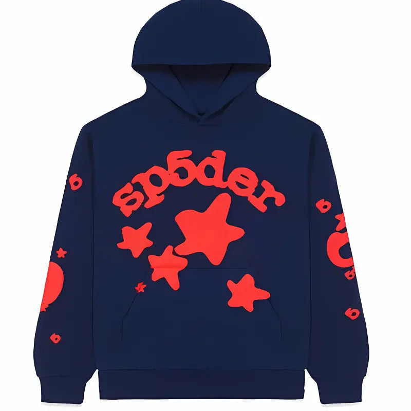 Sp5der Beluga Hoodie Navy