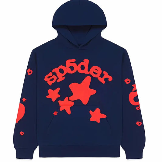 Sp5der Beluga Hoodie Navy