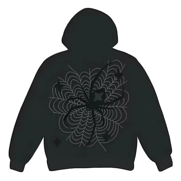 Sp5der Black Hoodie