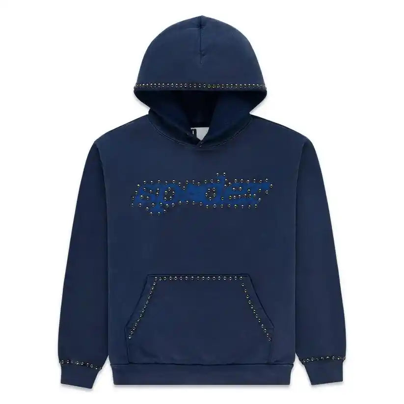 Sp5der PUNK V3 Studded Hoodie